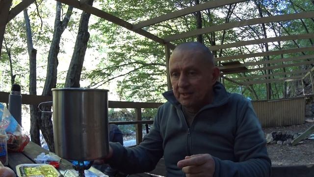 Большой каньон осень 2023/пробуем сублимированный гороховый суп от Гала-Гала и жаркое Агрокомплекс