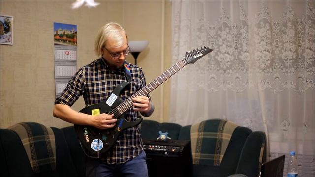 guitar solo improvisation practice #5 by Sergei Ikonnikov смотреть онлайн