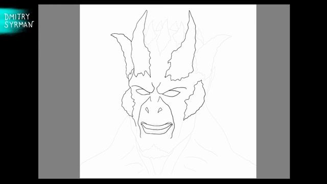Как нарисовать Демона, How to draw a Demon смотреть онлайн