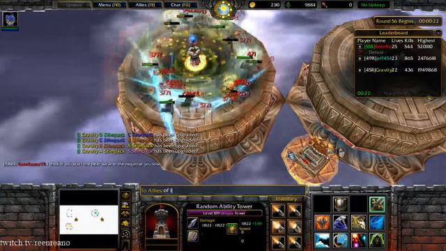 Warcraft 3: Random Ability Tower Defense NIGHTMARE *Extreme Luck* смотреть онлайн