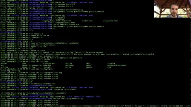 6 - Üretiyorum AWS yayınlama, nginx ve gunicorn ayarlama смотреть онлайн