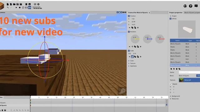 Mine-imator CUSTOM Blocks WITHOUT FILES смотреть онлайн