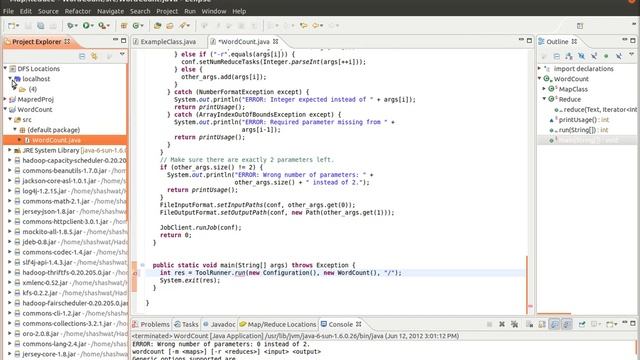 Configure eclipse for map reduce and writing sample word count program смотреть онлайн