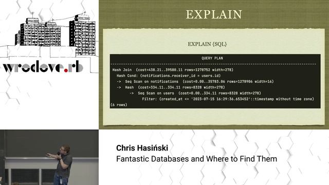 Chris Hasiński - Fantastic Databases and Where to Find Them - wroc_love.rb 2023 смотреть онлайн