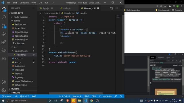 CSS Styling and Events Explained in React JS #4 смотреть онлайн