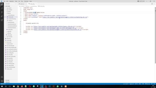 Creating Header and Footer Files in WordPress Theme | WordPress in Telugu смотреть онлайн