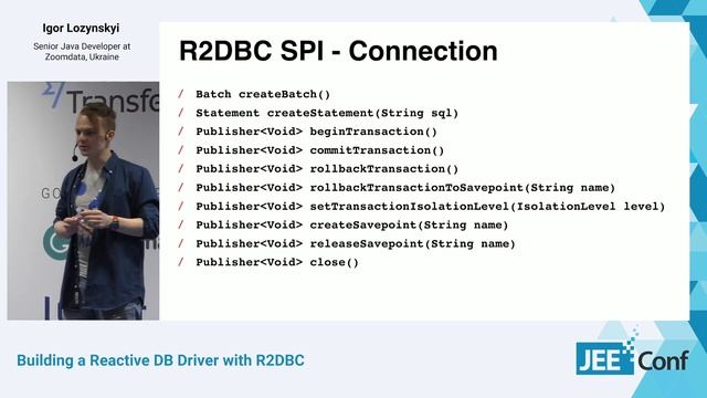 Building a Reactive DB Driver with R2DBC (Igor Lozynskyi, Ukraine) [UA] смотреть онлайн