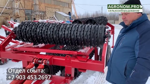 Каток кольчато-зубчатый 10 метров | Обзор агрегата | Завод Автотехнологий смотреть онлайн
