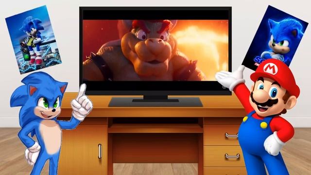 Movie Sonic and Mario Reacts To The Super Mario Bros. Movie - Official Teaser Trailer!! смотреть онлайн