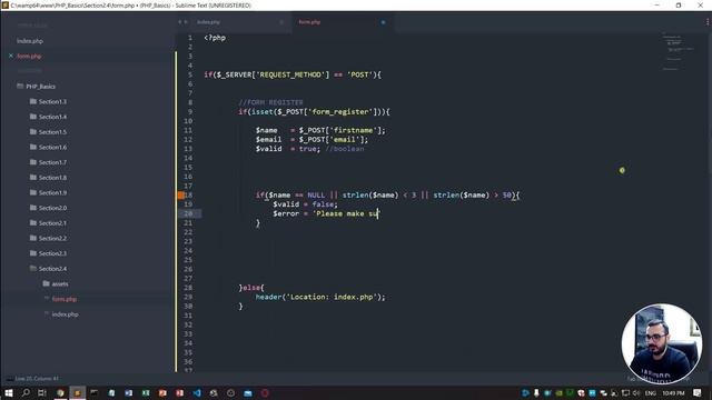 PHP Basics - Section 2.4 PART 1 - FORMS смотреть онлайн