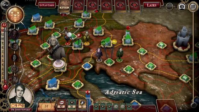 Fury Of Dracula: Digital Edition (PS5) Dracula Gameplay