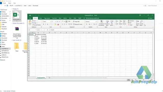 Export As Excel or CSV File in ASP.NET Core смотреть онлайн