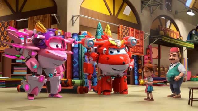 [SUPERWINGS7] A Magic Carpet Ride | Superwings Superpet Adventures | S7 EP10 | Super Wings