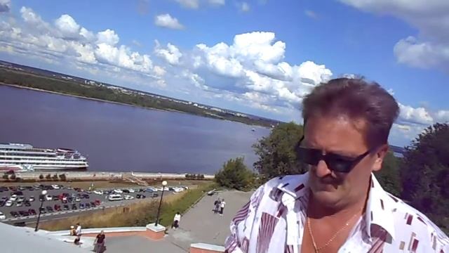 Нижний Новгород и восхождение по Чкаловской лестнице. Красота !!! смотреть онлайн