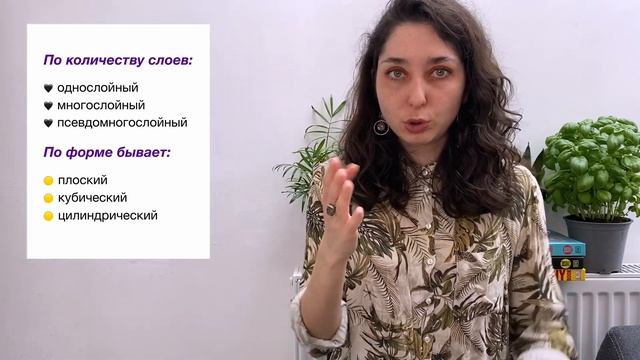 Анатомия. Эпителиальная ткань. смотреть онлайн