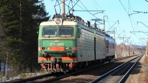 ВЛ11К-108 с вагоном испытаний контактной сети следует через о.п. 472 км