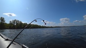 НАКОНЕЦ - ТО КРУПНЫЙ ЛЕЩ ПОШЁЛ!!! Ловля на кольцо на Волге. Лещ на кольцо. Рыбалка с лодки