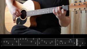 lonely shepherd acoustic guitar tab tutorial (guitarclub4you) одинокий пастух на гитаре