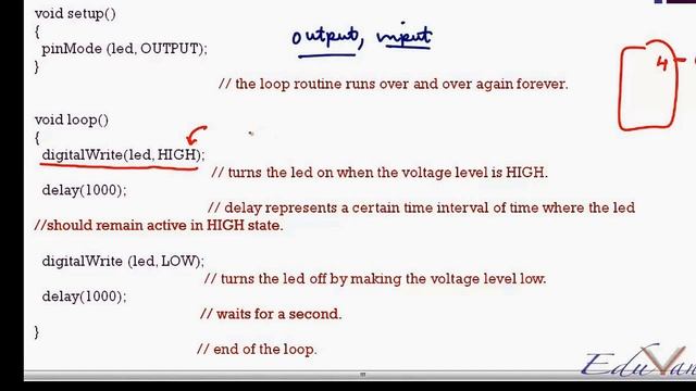 Arduino Lecture 5 LED Blinking Code смотреть онлайн