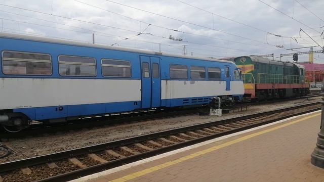 ЧМЭ3-893 увозит РА2-005 на ремонт КЭВРЗ смотреть онлайн