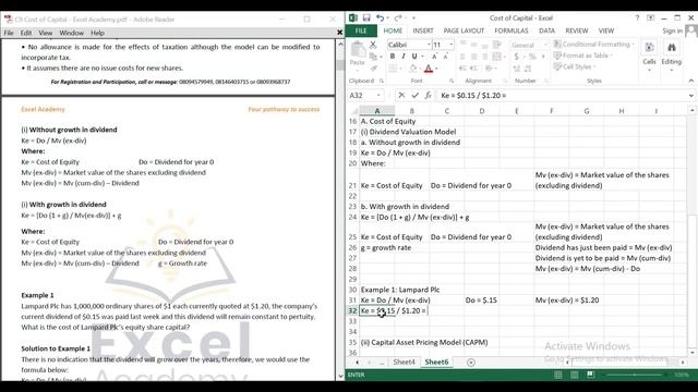 Cost of Capital - Excel Academy смотреть онлайн