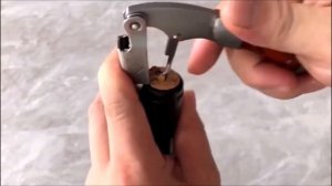 Как открывать штопором с рычагом