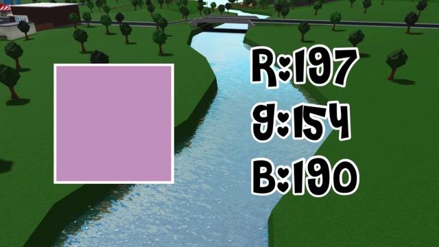 Bloxburg Aesthetic Primary Color Themes (RGB Numbers) *0.9.2 NEW UPDATE* смотреть онлайн