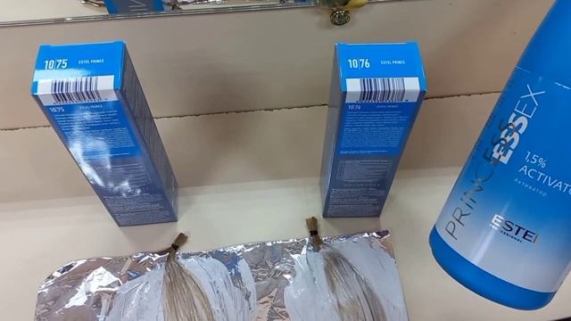 Какой цвет 10/75? А 10/76?Узнаем тестируя прядь! смотреть онлайн