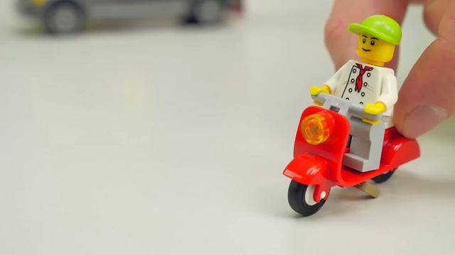 Лего Сити Пожарная Часть 60110 и Пожарный Даник. Тушим Фургон Пиццерию 60150. Lego City Fire Statio смотреть онлайн