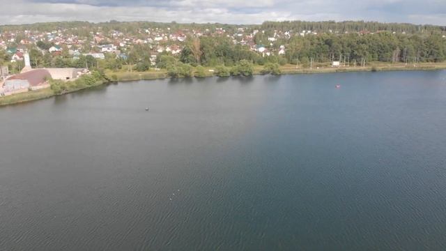 Населенные пункты с высоты: Озеро Безымянное, Красное Село, Санкт-Петербург l DJI Квадрокоптер смотреть онлайн