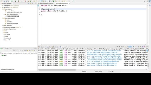 Curso Spring - Aula 3 - Boot MVC com Java смотреть онлайн
