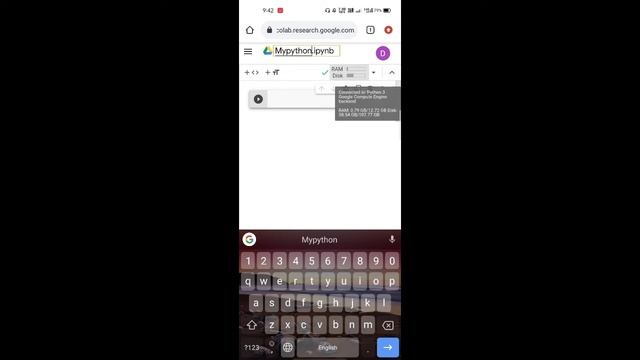 How To Write Python Programming Using Mobile || Google Colab #python смотреть онлайн