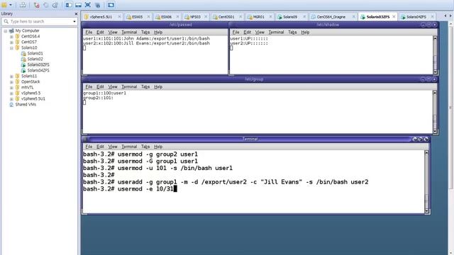 Solaris 10 User Group Account Management смотреть онлайн