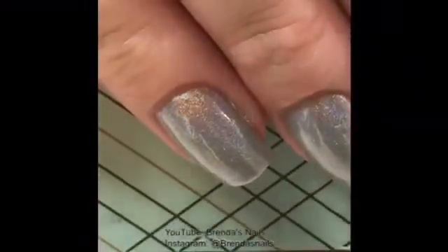 🐚 HOLOGRAPHIC SEA SHELL NAIL ART TUTORIAL 🐚 | Brenda's Nails смотреть онлайн