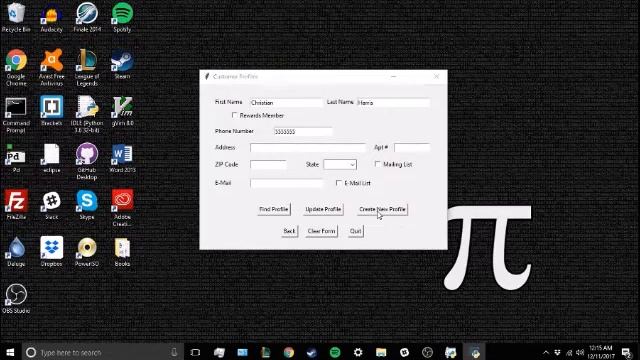 PyGUI Demo смотреть онлайн