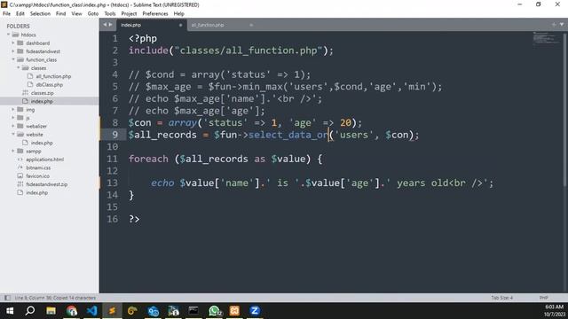 some important function of data fetching in php смотреть онлайн