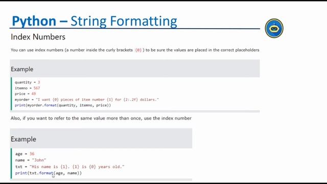 Python Formatting | Python Programming Tutorial For Beginners In Hindi | Python Full Course In Urdu смотреть онлайн