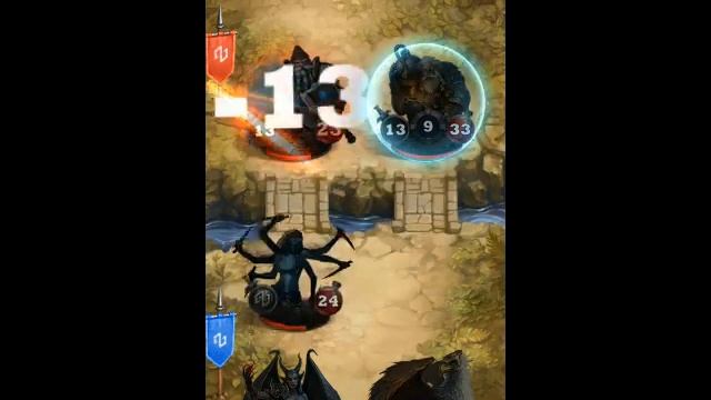 Card Heroes - (Мрачное ущелье) прохождение 1 стража после Гнолла смотреть онлайн