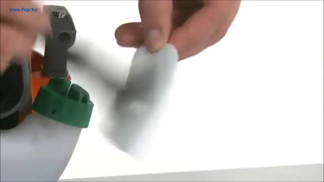 Триммер Husqvarna - уход за воздушным фильтром смотреть онлайн