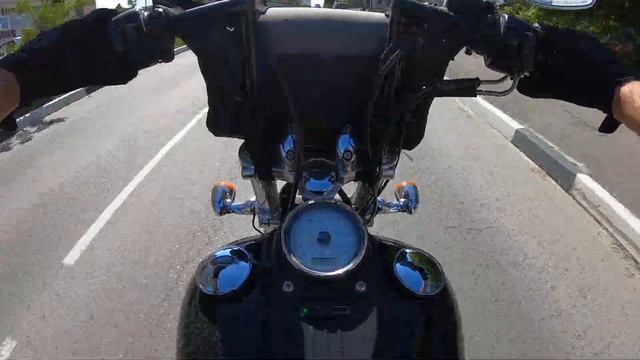 Первый раз на Harley Davidson dyna (эмоции, впечатления) смотреть онлайн