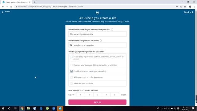 1 Register a free website in en wordpress com смотреть онлайн