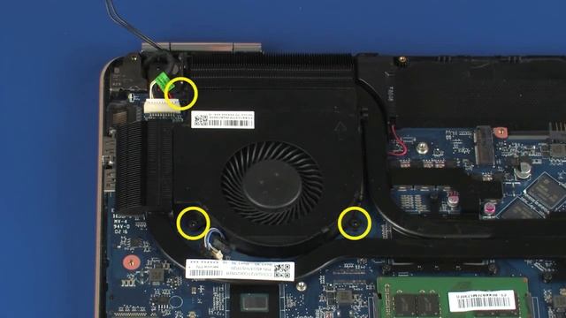 Replace the Fan | HP Pavilion 17-ab001 notebooks | HP Support смотреть онлайн