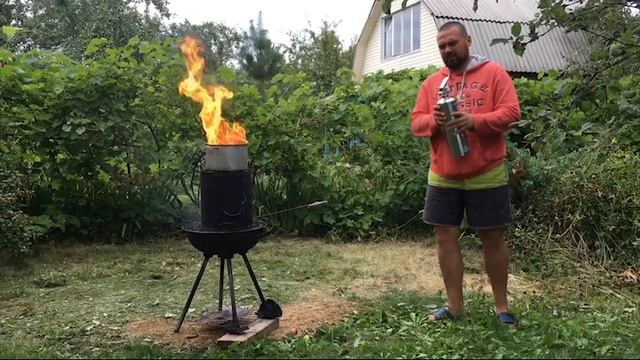 Испытание водоэмульсионного огнетушителя BONTEL ОВЭ 2 смотреть онлайн