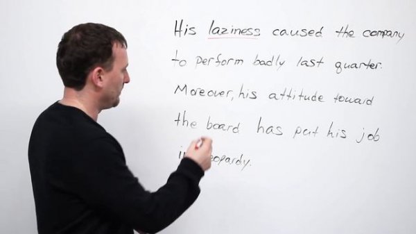 Writing - Transitions - in addition, moreover, furthermore, another