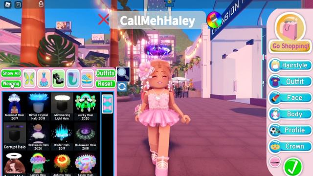 I WORE EVERY SINGLE HALO *EVER* IN ROYALE HIGH AND THIS HAPPENED 😍 ROBLOX Royale High Outfits смотреть онлайн