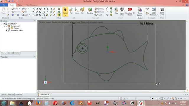 DesignSpark Mechanical - How To Scale 2D Sketch смотреть онлайн