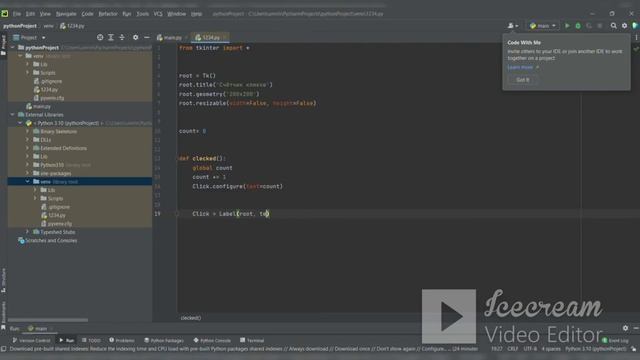 Как создать кликер в Python смотреть онлайн