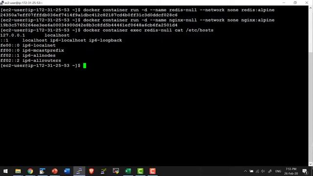Docker Networking Null Networking - Video 58 смотреть онлайн