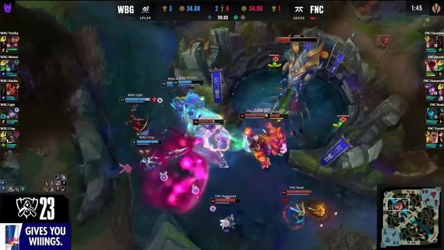 FNC vs WBG Highlights Game 2 R5 Worlds Main Event 2023 Fnatic vs Weibo Gaming by Onivia смотреть онлайн