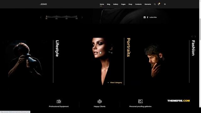 Somo - Creative MultiPurpose WordPress Theme photography portfolio woocommerce Kasumi смотреть онлайн